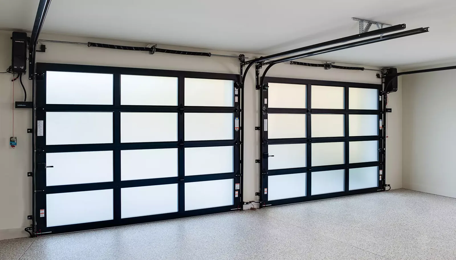 Avante® — Avante Ax Frosted Black Inside Garage Door 822