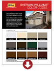 Sherwin Williams Color Codes Gallery Collection 24 Gauge Steel Brochure